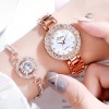 Set Reloj + Joyas 5 Piezas Mujer en Caja Elegante