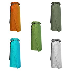 Half Body Rain Skirt Waterproof Rainwear Breathable Rain Kilt Lightweight Rain Gear for Camping Hiking