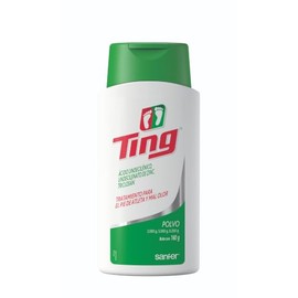 Ting Polvo Talco Antimicótico para Pies Control de Humedad, 150 g                                                                                     