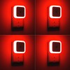 Sujeet Red Night Light, Night Lights Plug into Wall 4-Pack,
