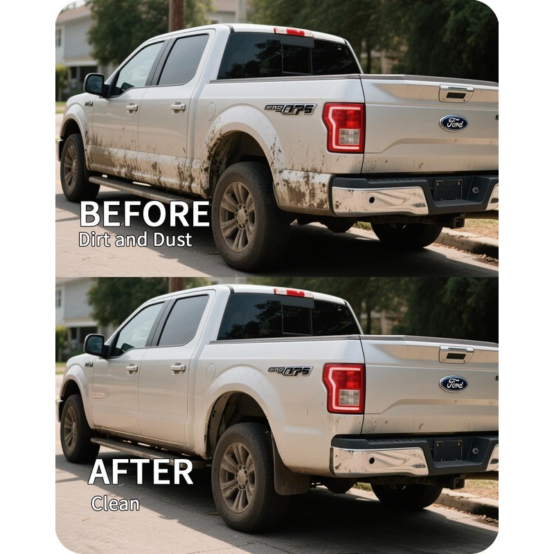 Yldqcfu Mud Flaps for Ford F150 (2021-2023) ，4pc Heavy-Duty Splash