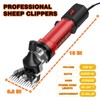 Vkdemer Electric Sheep Shears,600W Upgraded Professional Sheep Clippers,6 Speed Heavy