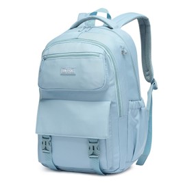 SUN EIGHT 35L Waterproof School Backpack for College,Girly Backpack Lightweight Large Capacity Travel Bag with Multi Pockets(Blue)