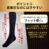 Slim Walk Compression Socks Medical Lymph High Socks Black L-LL