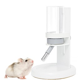 Marchul Hamster Water Bottle for Glass Tank, No Drip Guinea Pig Water Bottle with Stand/Holder Adjustable, Leak-Proof Small Animal Water Bottles for Hamsters 4oz