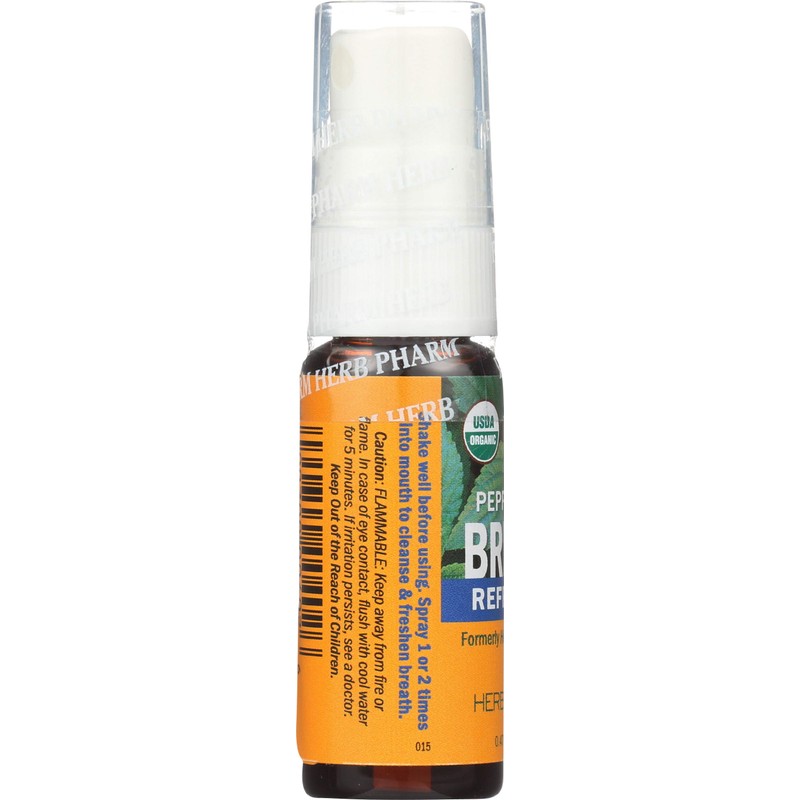 Herb Pharm, Tonic Breath Peppermint Organic, 0.47 Fl Oz