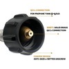 Y Type Splitter Propane Tank Converter Adapter Hose, 2-Way QCC1/Type1