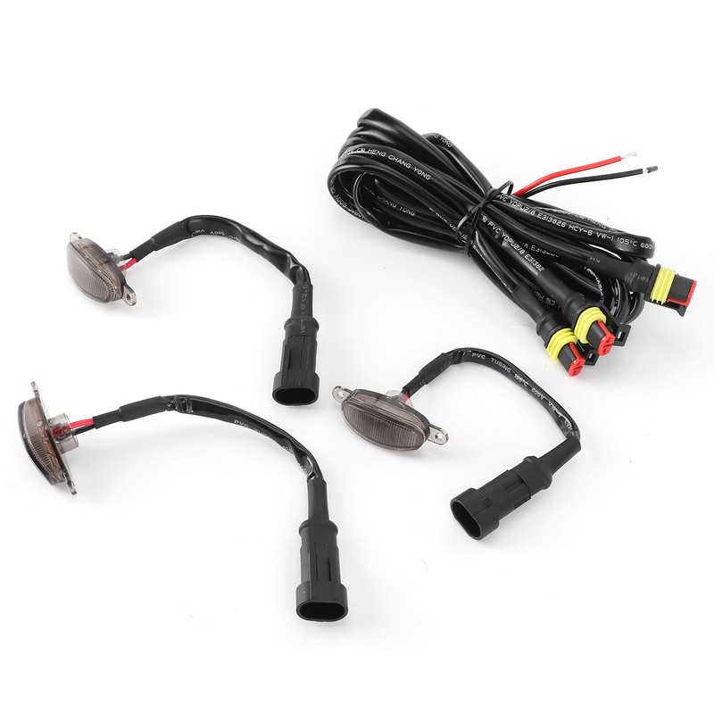 LED Front Grille Running Light Smog Warning Lamp Fit for