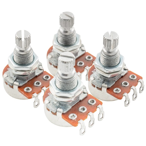 Alpha Mini B250K Metric Potentiometers Split Shaft Linear Taper Pots