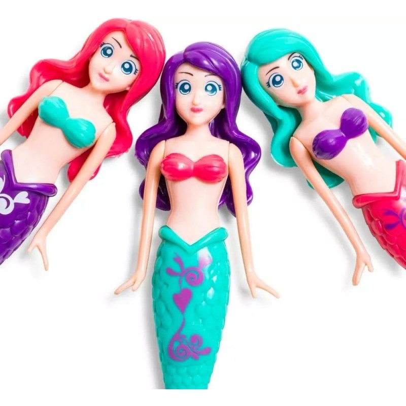 Banzai Magical Mermaid Pool Toys 3ct Per Pack - 6