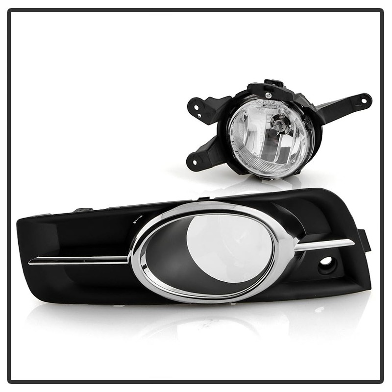 ACANII - For Chrome Trim 2011-2014 Chevy Cruze Bumper Fog