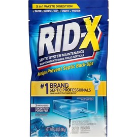 Rid-X Septic System Treatment, Septic Tank Treatment, -Monthly Supply Dual Action Septi-Pacs - . oz