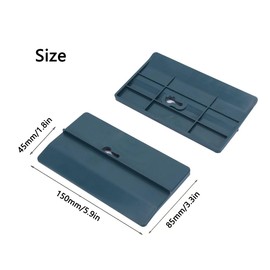 8Pcs Drywall Installation Tools, Gypsum Positioning Support Tool, Heavy Duty Wall Panel Ceiling Lifter Tool, PVC Tool Board, Carpenter Tool, Plaster Frame Tool