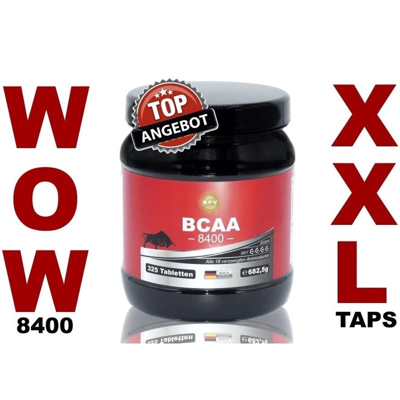 BPV - XXL BCAA - Highest Dosage 8400 mg -