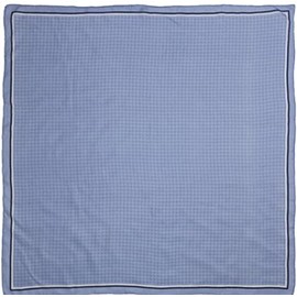 Wyoming Traders Wild Rag Slate Blue Cowboy Multi Polka Dot Silk Scarf