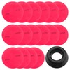 17Pcs Bowling Ball Sanding Pads Cup Set, Grit 180, 400,