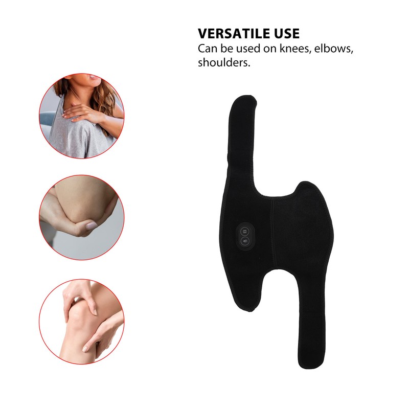 Cordless Knee Massager Heated Knee Elbow Shoulder Brace Vibration Knee