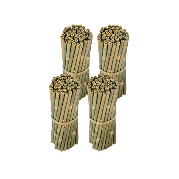 Bamboo Drinking Straws - Bulk Pack (100 Straws)