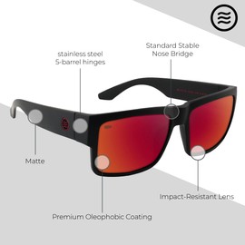 NEVEN Catacomb Polarized Sunglasses for Men & Women – TR90 Unisex Sunglasses - Sport Glasses for Adventurers
