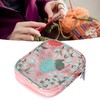 Storage Bag Waterproof Oxford Cloth Pink Lily Portable Household Daily