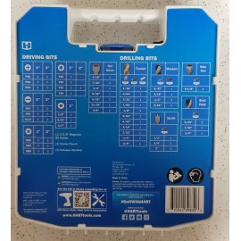 HART 70-Piece Drill and Drive Bit Set with Protective Storage Case
