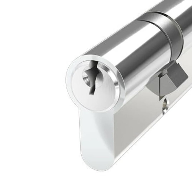 Door Lock with Keys - Thumb Turn Euro Cylinder Barrel