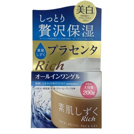 Asahi Group Foods All-In-One Gel Placenta Whitening / Dry Fine Wrinkles 7.1 oz (200 g) Set of 2