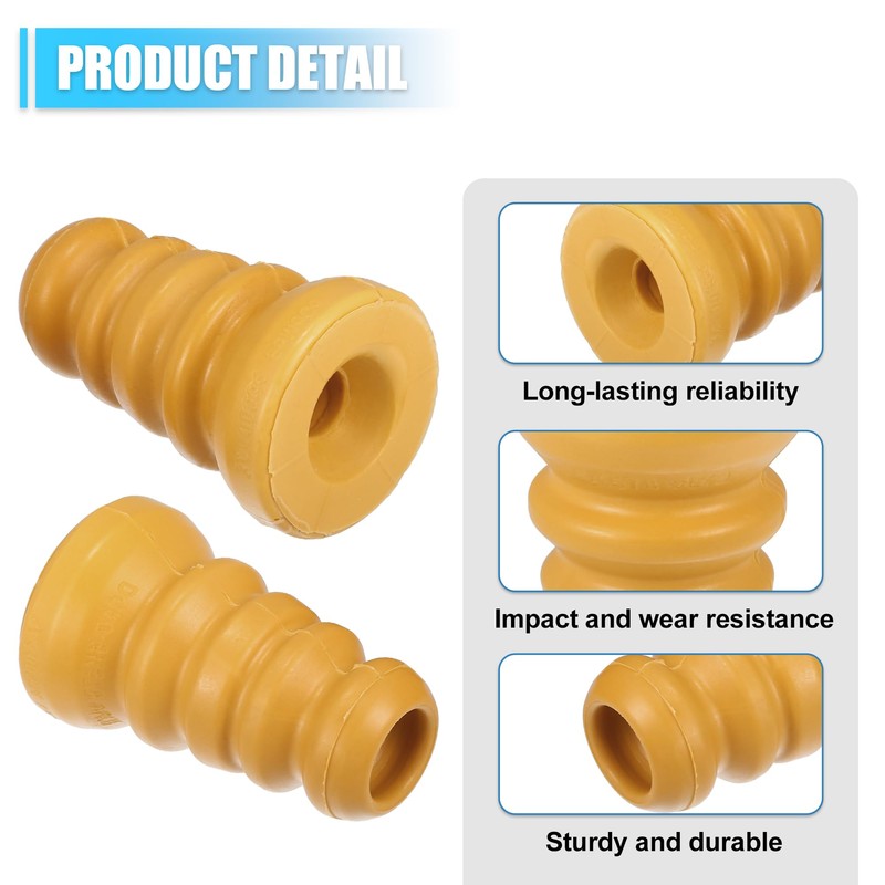QUARKZMAN Pack of 2 Car Rear Spring Steps Bumpers for