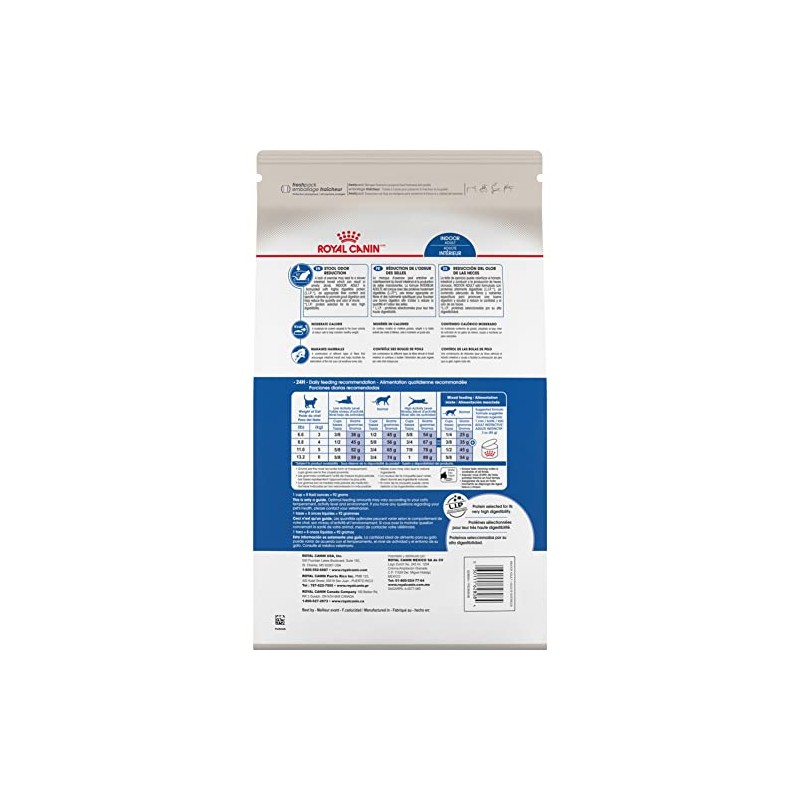 ROYAL CANIN, Indoor Adult, Croquetas para Gato, 1.36kg