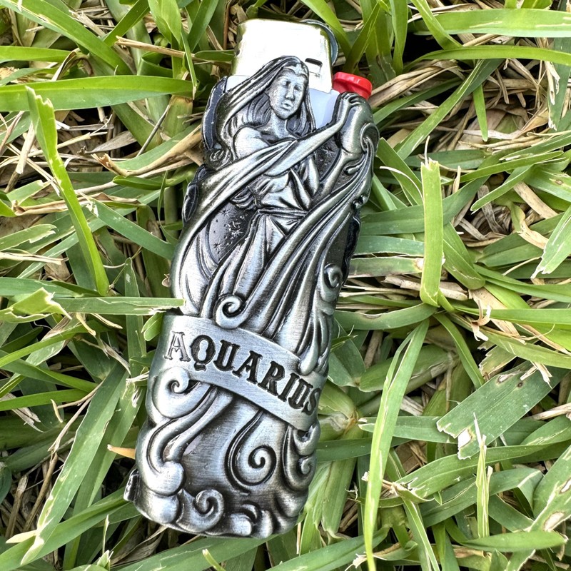 JSSELLER Metal Lighter Case Fits BIC, It Covers Standard Full
