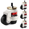 Retractable Leveling Machine Casters 4Pcs- 4400 lbs Per Set -