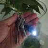 Super Mini Small Tiny Keychain Flashlight, Smallest Bright Key Ring