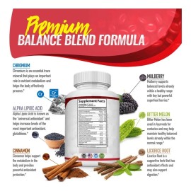 Blood Sugar Complex 20 Vitamins Made In Usa Sin Sabor                                                                                                 