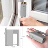 Door Pinch Guard,Slam Stoppers,Soft Stopper Hinge,Hanging Rubber Wedge,Grey,2PCS