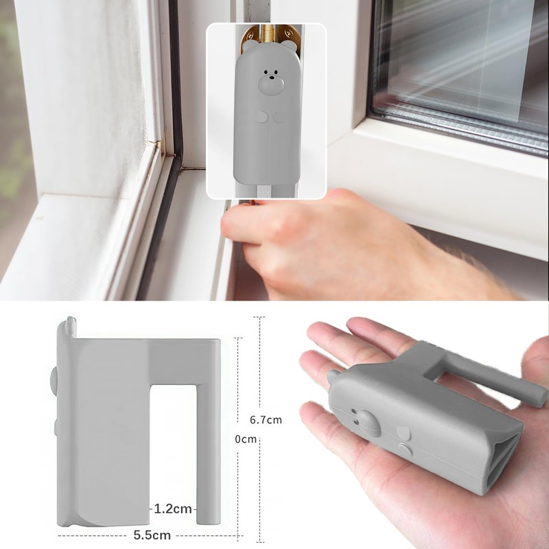 Door Pinch Guard,Slam Stoppers,Soft Stopper Hinge,Hanging Rubber Wedge,Grey,2PCS