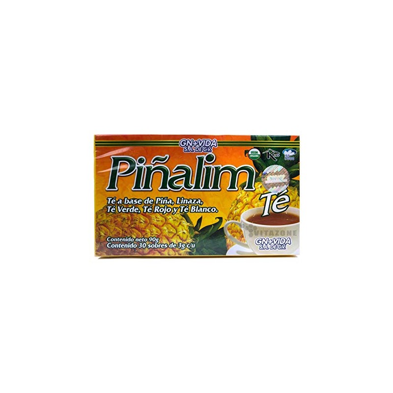 Piñalim Gn+Vida Té 30 Sobres - 3 Cajas De 30