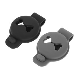 Operitacx 2 Stück Verlust Schutzhüllen für Kompatibel mit Hundehalsbändern Schwarz Kratzfeste wasserdichte Robuste Schutzabdeckungen für Haustiere