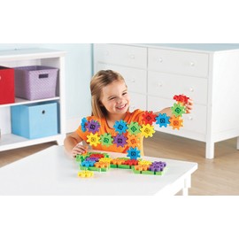 Learning Resources Gears Starter Building Set, STEM Activities, Fine Motor Skills, Toddler Explorer Kit, Science and Construction, Boys and Girls Gifts, Ages 3 and Up