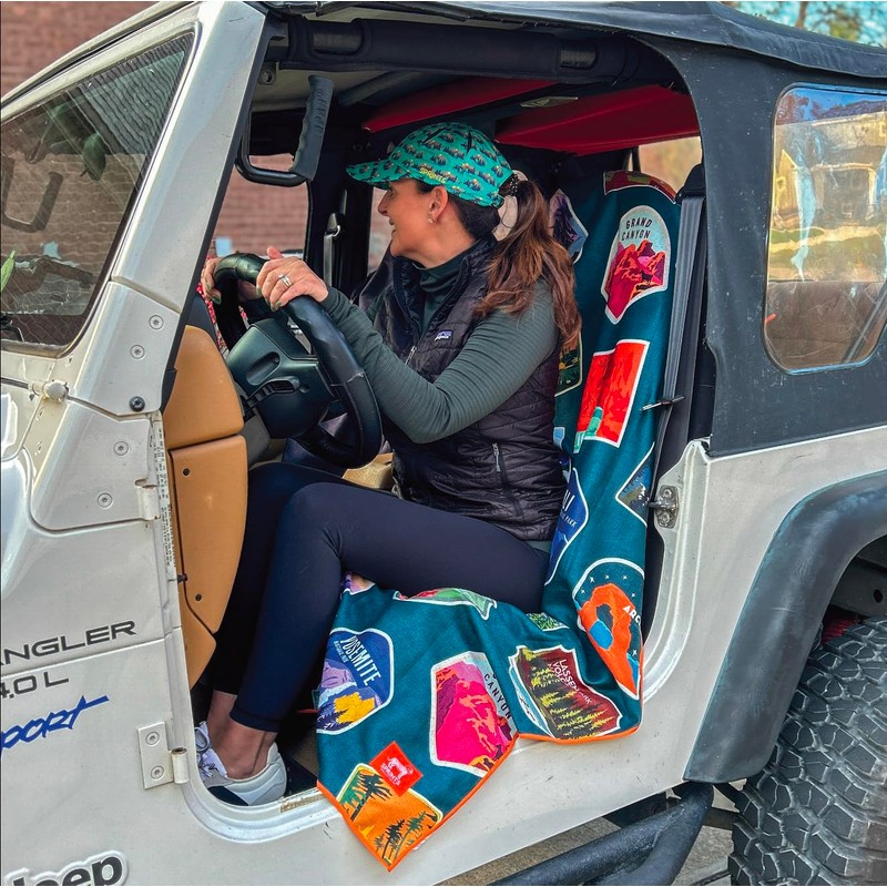 Sprints Athletic Running Towel, Full-Sized, Car Seat Cover - Performance