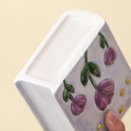 Busnos Pen Holder Cute Brush Holder Flowers Desk Decoration Kawaii Gift for Women Birthday Pen Holder Pink Vases Desk Pens Organiser Aesthetic Dressing Table Organiser for Girls