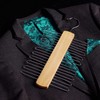 HANGERWORLD Wooden 20 Bar Tie Belt Rack Accessory Organiser Coat