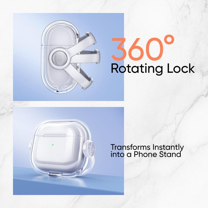 MagicJohn MAGIC JOHN Earbud Case: Secure, Durable, Wireless Charging Ready
