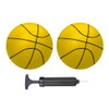 ABAJI Mini Basketballs Yellow 2 PCS 5" Set with Random