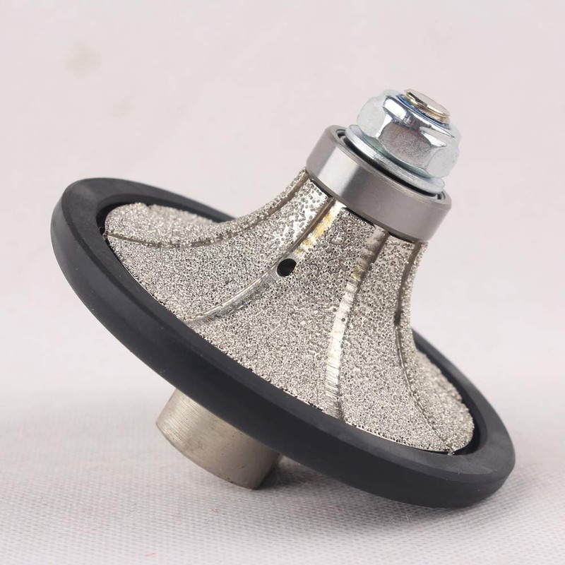 Raizi B25 25mm Demi-bullnose/Roundover Diamond Hand Profiler/Router Bits for Granite