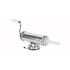 2 LBS Sausage Stuffer With Suction Base Homemade Sausage Filler Sausage Syringe Aluminum Manual Sausage Maker