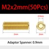 ORANXIN M2 x 2mm 50 Pcs Socket Cap Set Screws