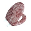 J&V Textiles Round Toilet Seat With Easy Clean & Change