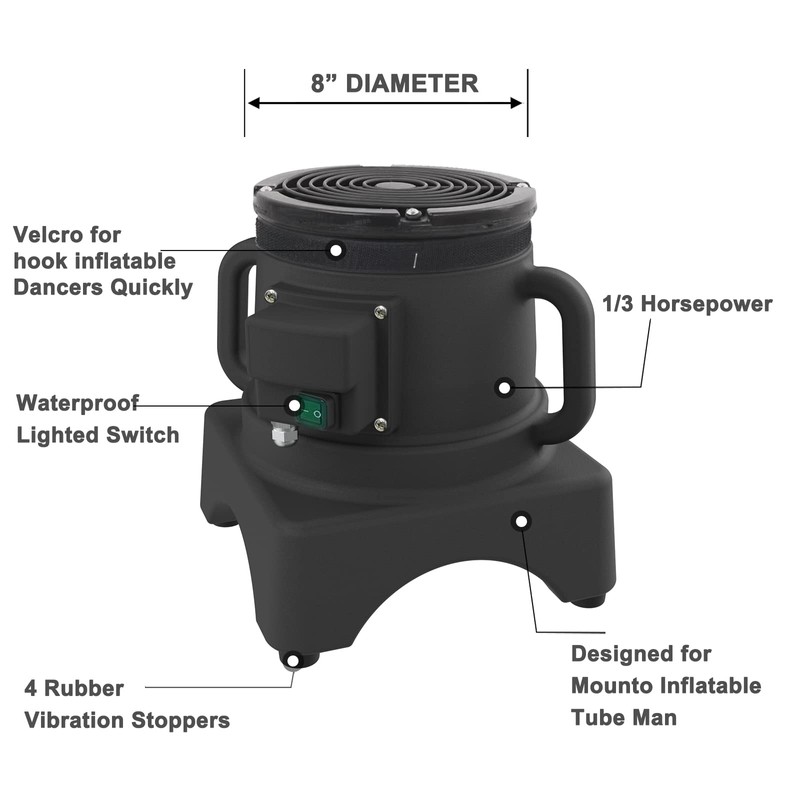 MOUNTO 8FT Fly Puppet Dancer with 1/3hp Blower Complete Set