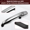 Hsbhlsnx Front Driver Side Exterior Door Handle with Keyhole for