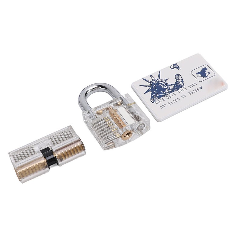 Rustproof Lock Set Stainless Steel Hanging Lock with Keys Outdoor